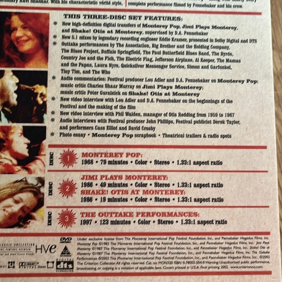 The Complete Monterey Pop Festival DVD Collection - Picture 4 of 14